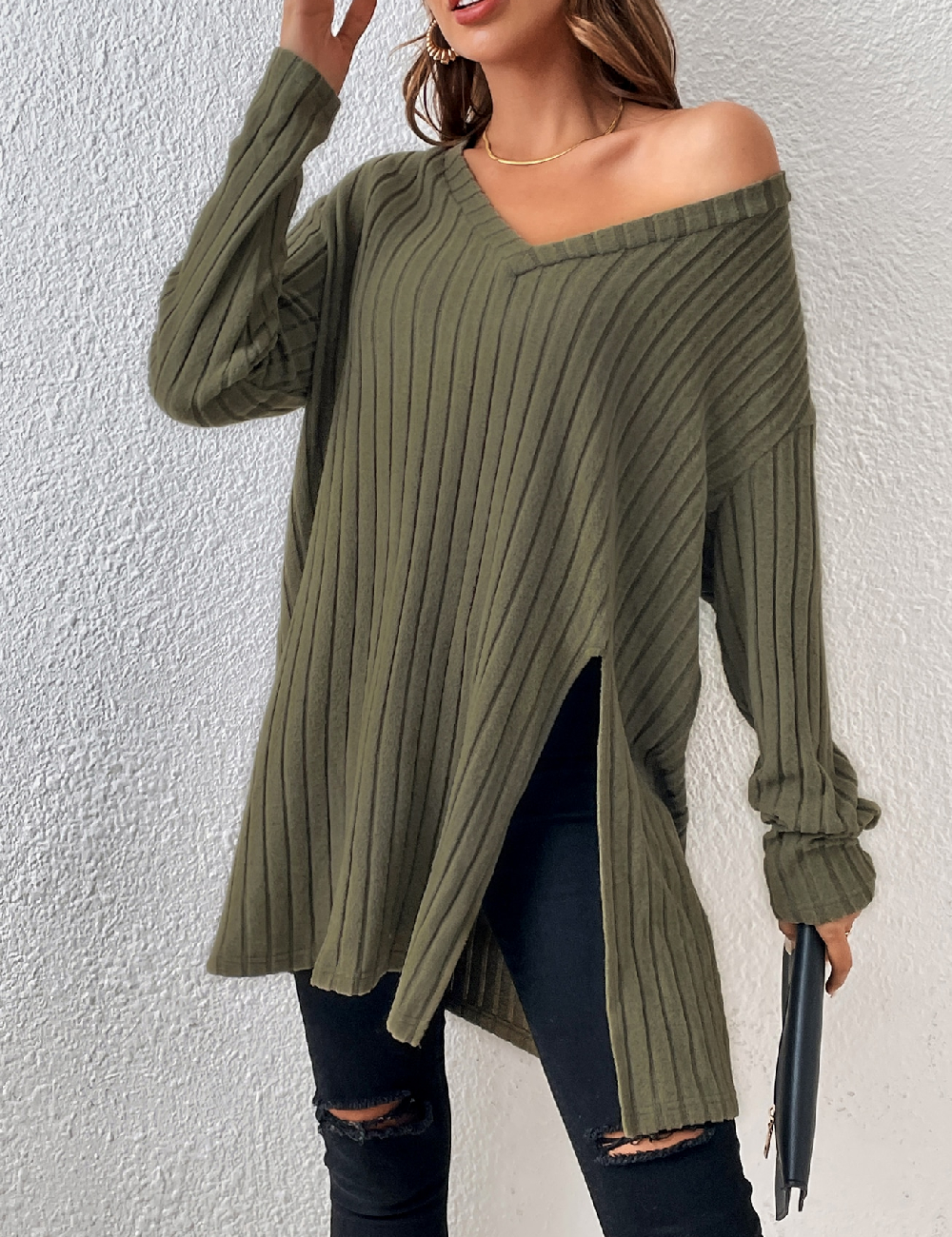 Bluza SHEIN, verde