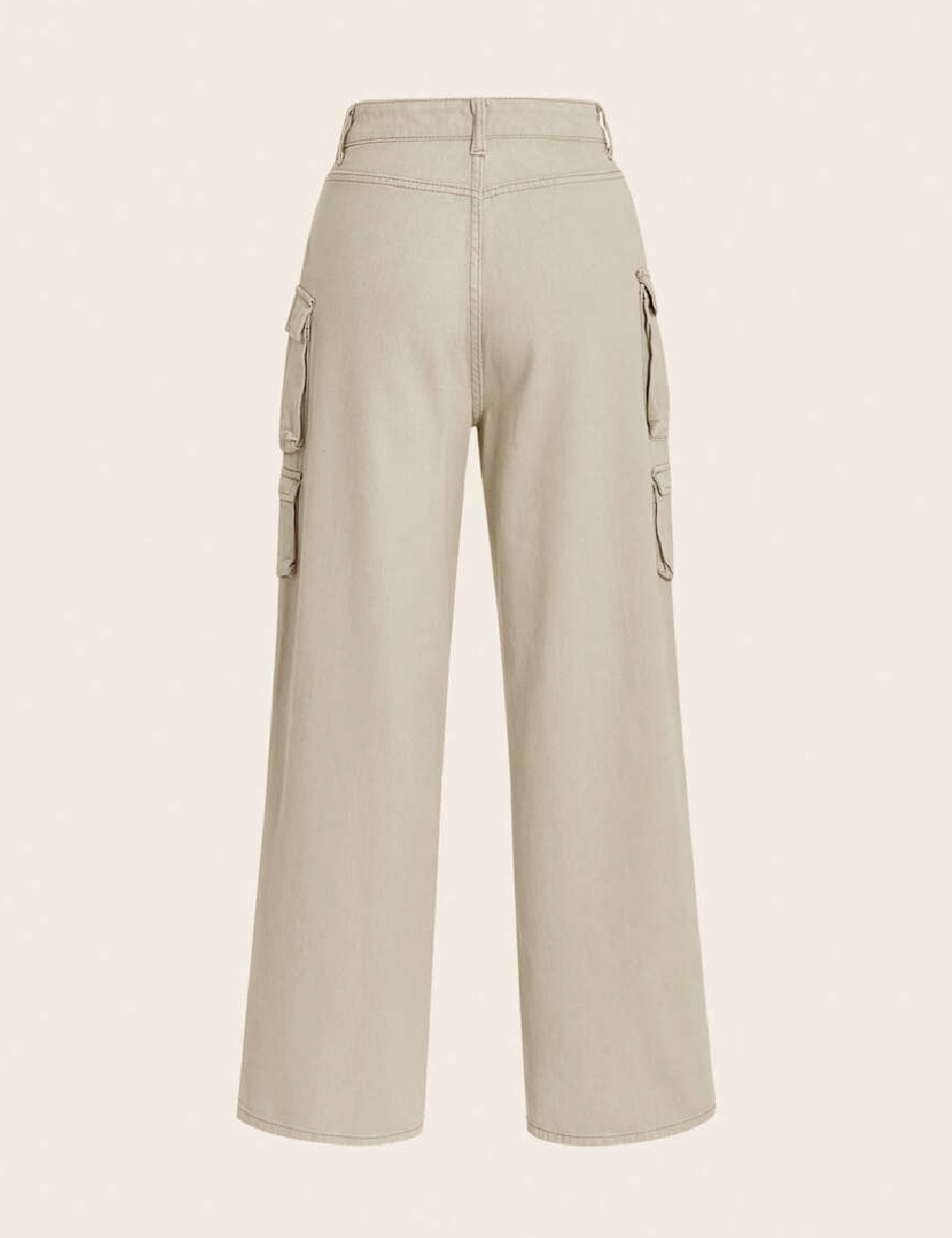 Pantaloni SHEIN, bej - 1 | YEO