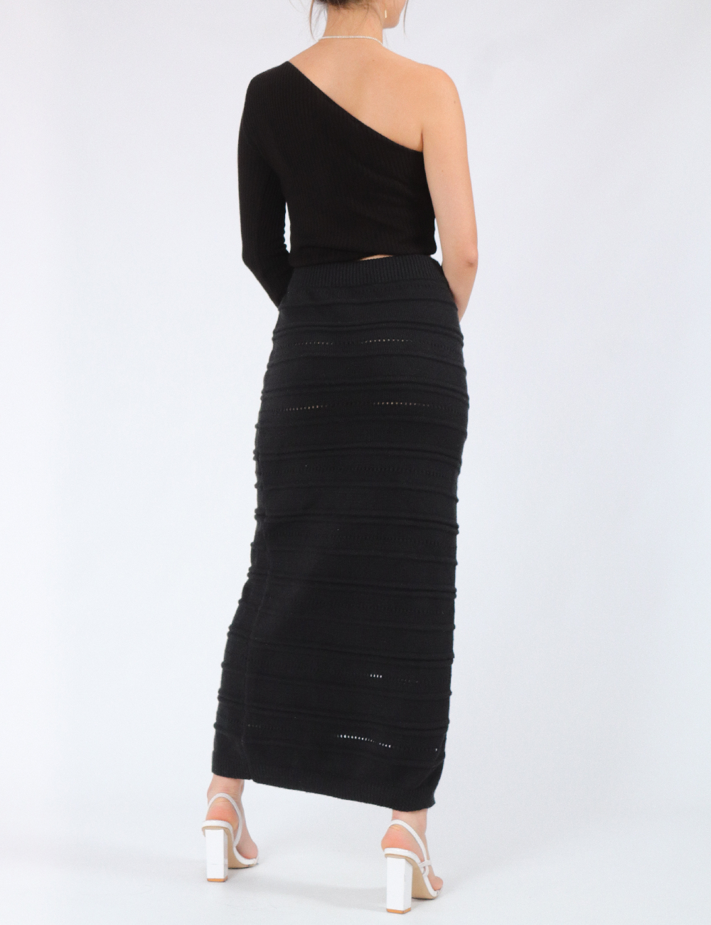 Fusta SHEIN, negru - 1 | YEO