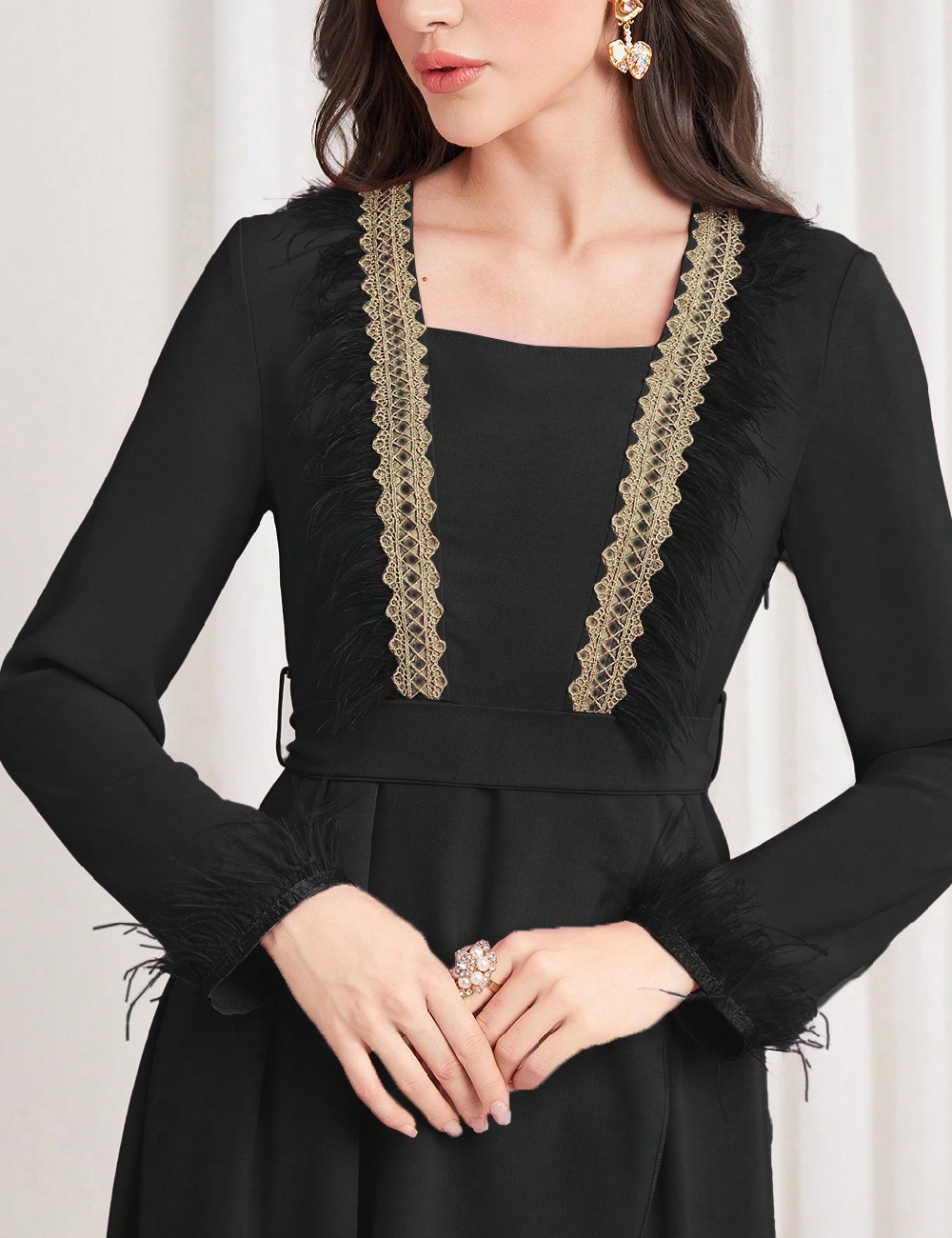 Rochie lunga SHEIN, negru - 1 | YEO