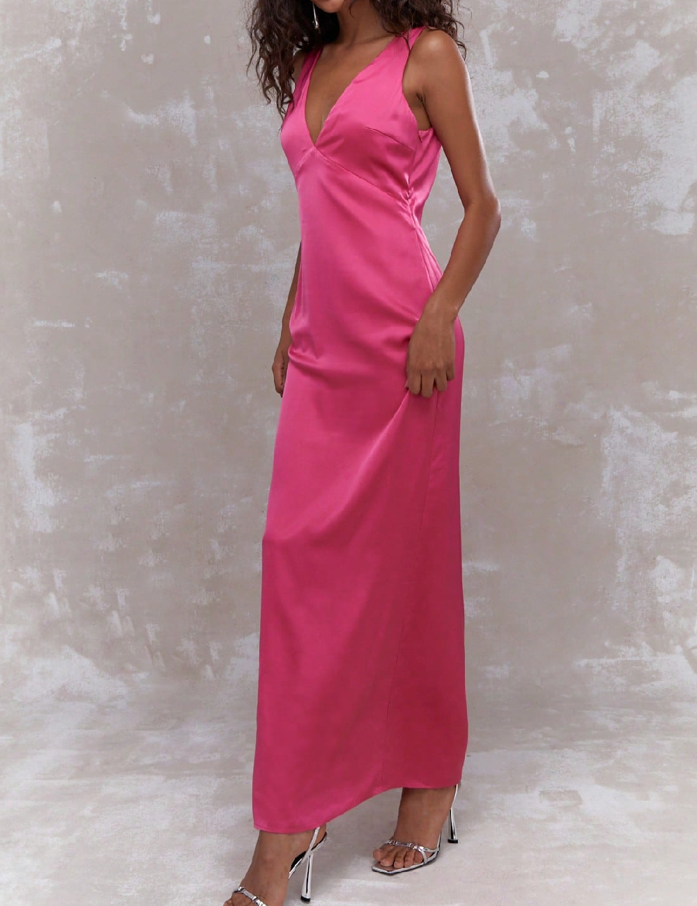 Rochie lunga Missguided, roz