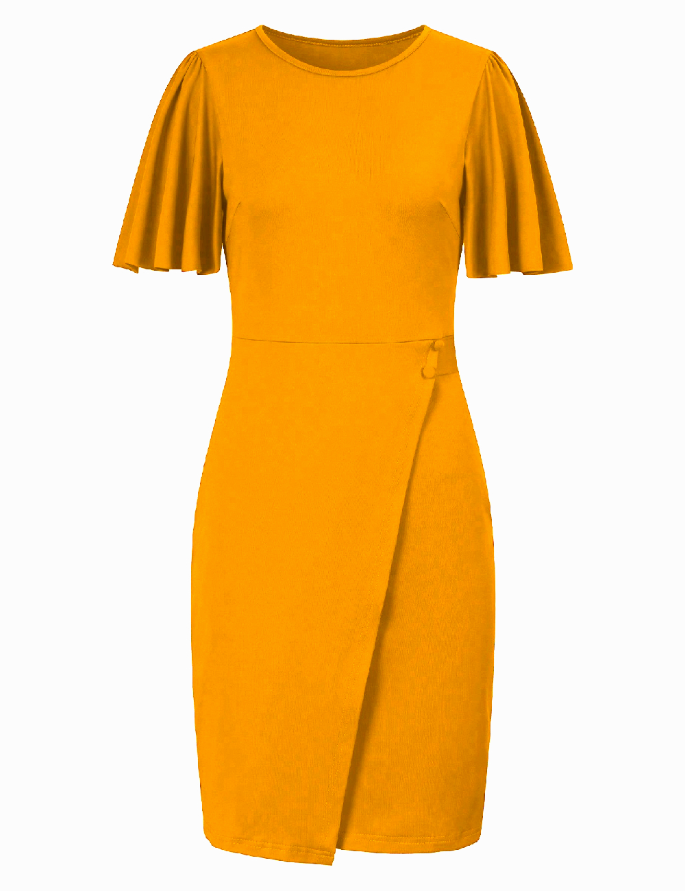 Rochie medie SHEIN, galben