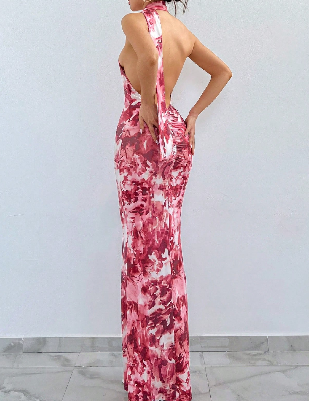 Rochie lunga SHEIN, roz - 1 | YEO