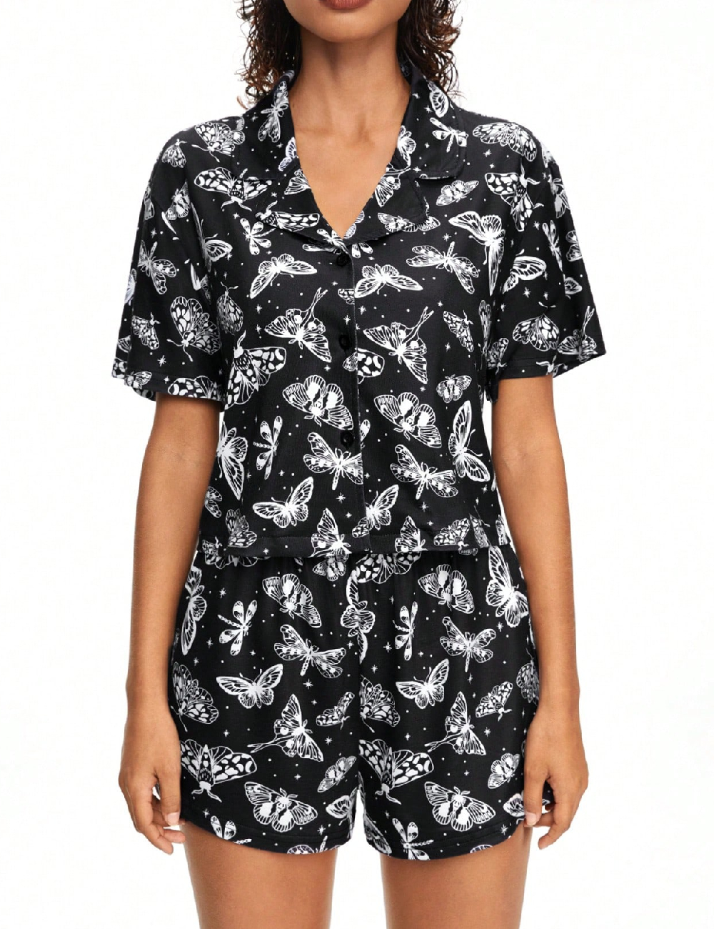 Pijama Romwe, negru