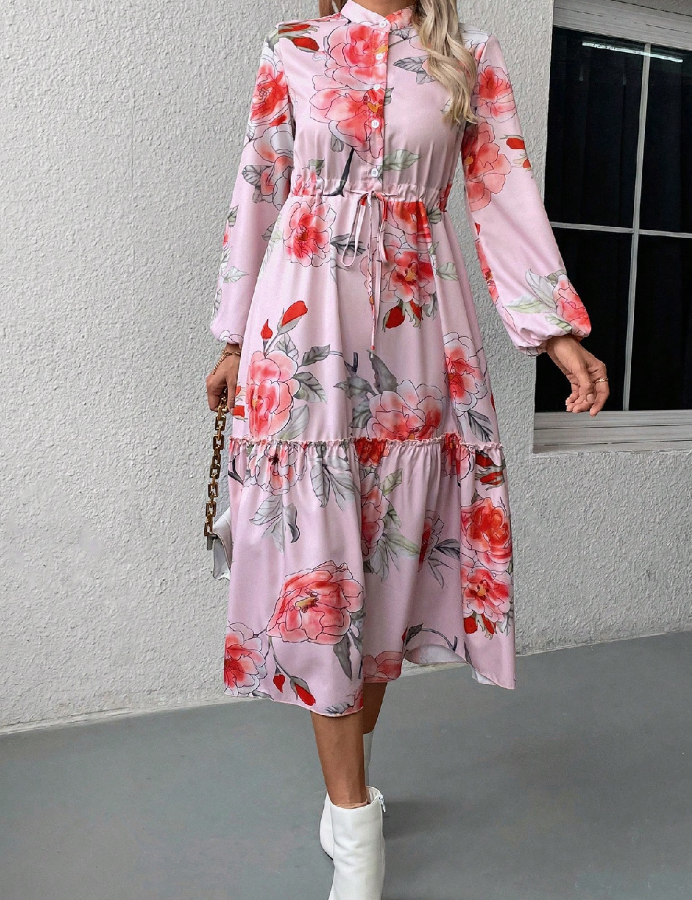 Rochie medie SHEIN, roz