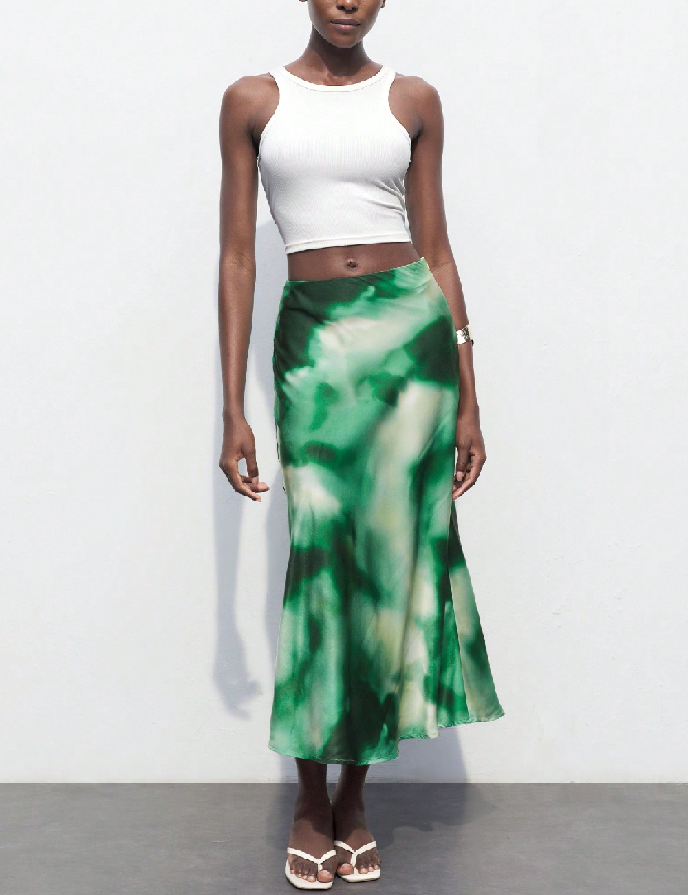 Fusta SHEIN, verde