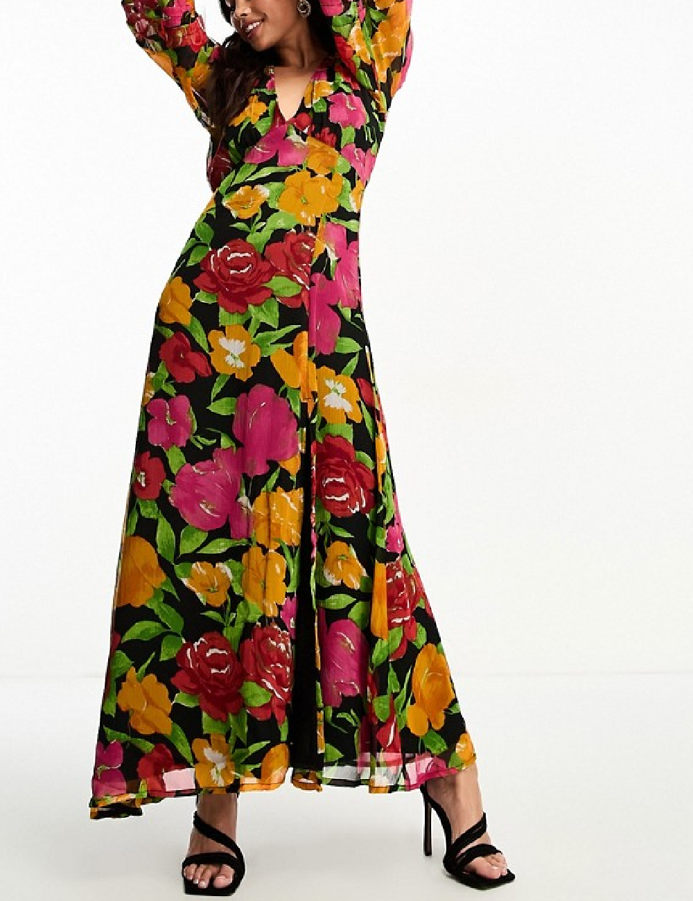 Rochie medie Miss Selfridge, floral print - 1 | YEO