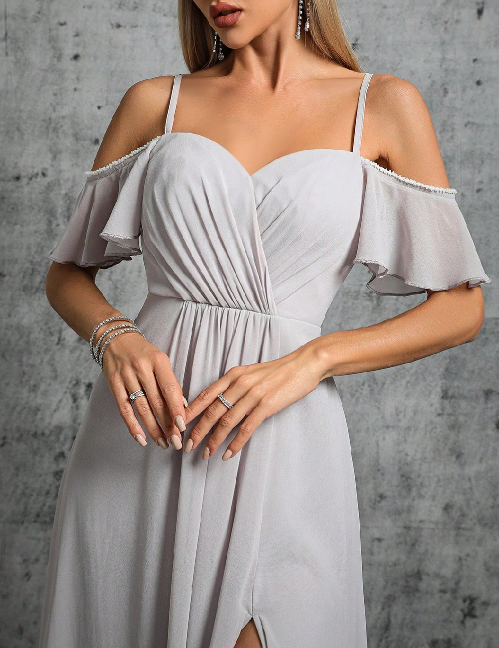 Rochie lunga SHEIN, gri - 1 | YEO