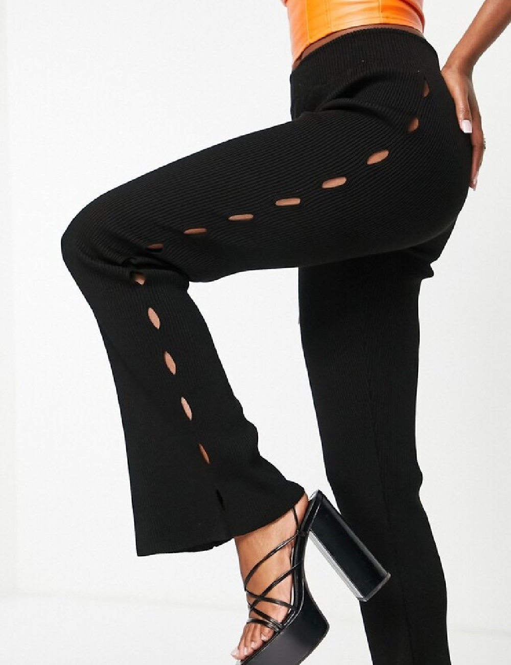 Pantaloni FASHIONKILLA, negru - 1 | YEO