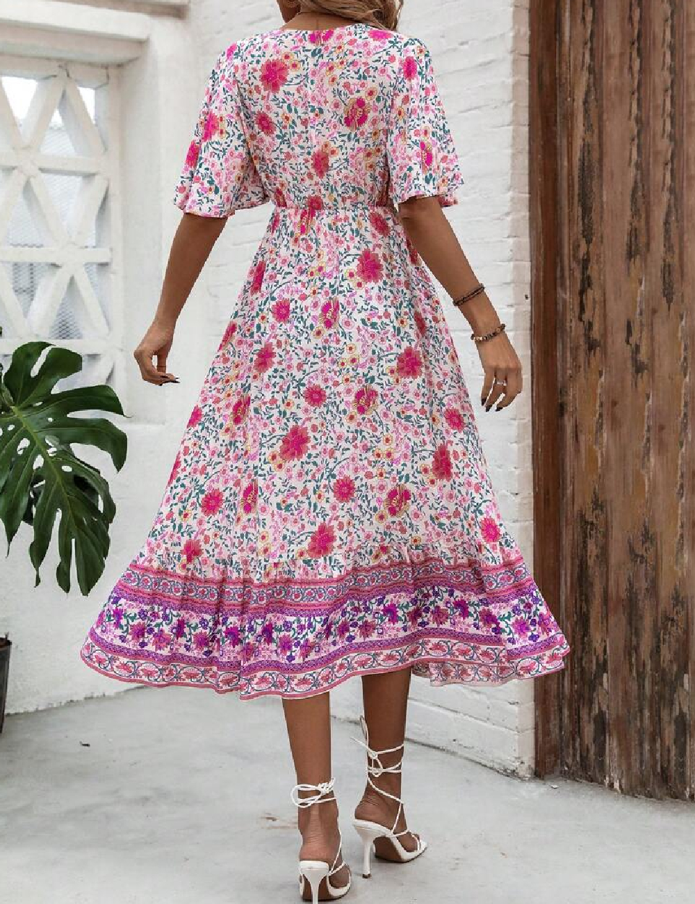 Rochie medie SHEIN, floral - 1 | YEO