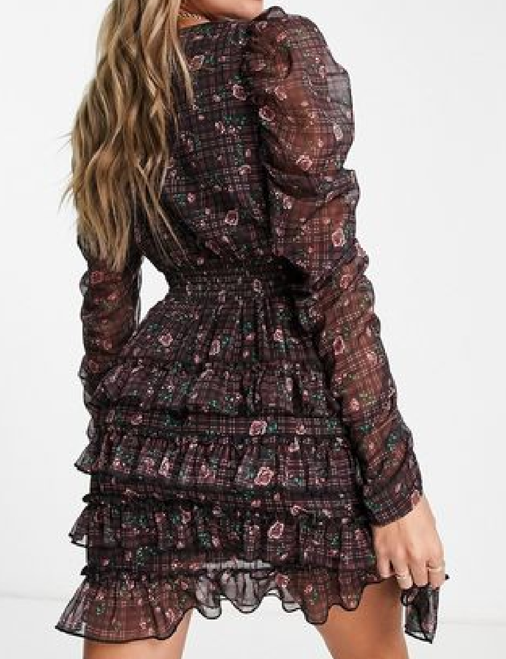 Rochie scurta Miss Selfridge, floral print - 1 | YEO