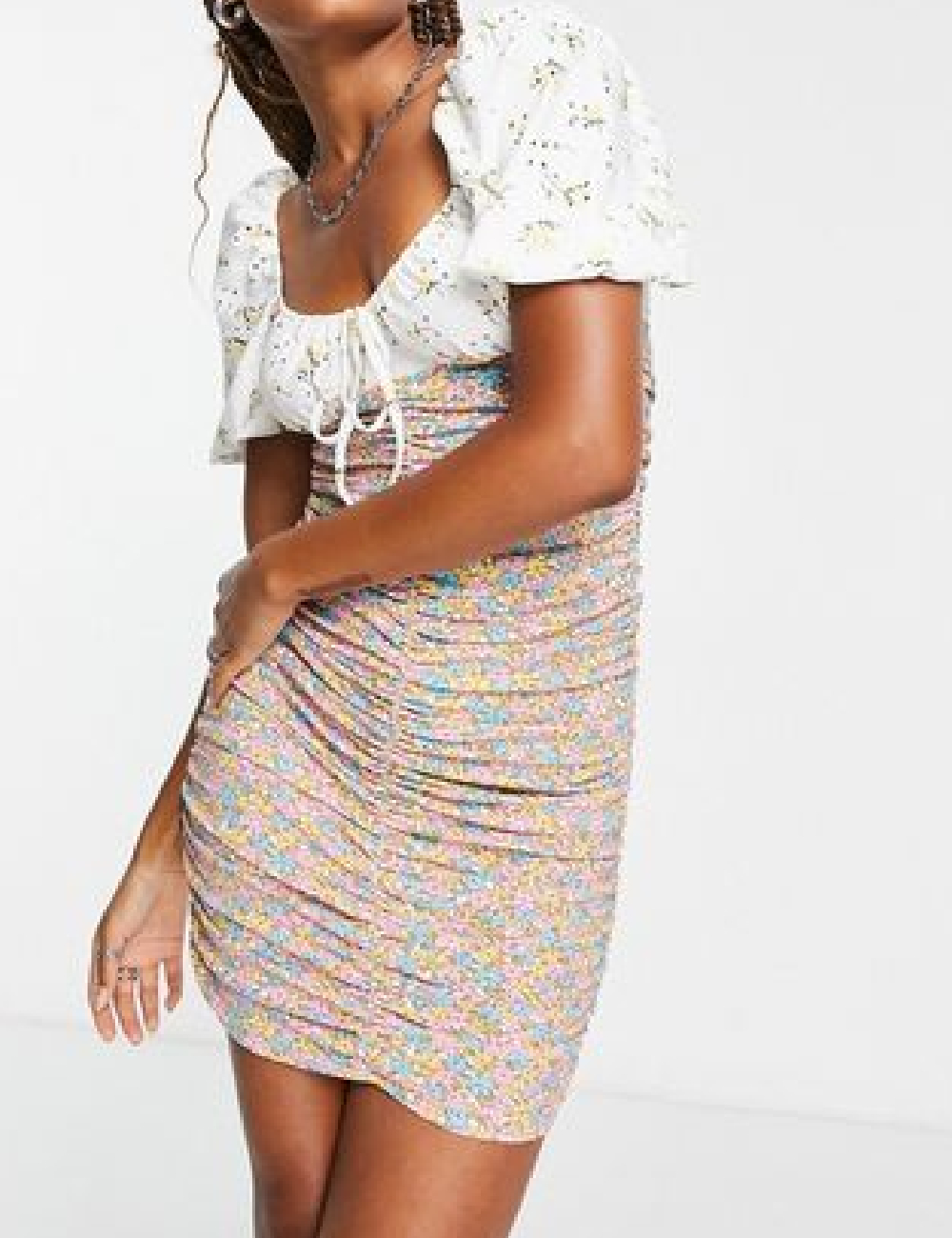 Rochie scurta ASOS, floral print