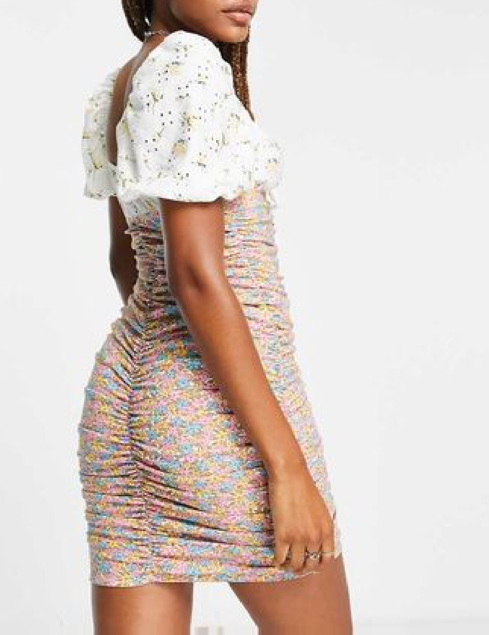 Rochie scurta ASOS, floral print - 1 | YEO