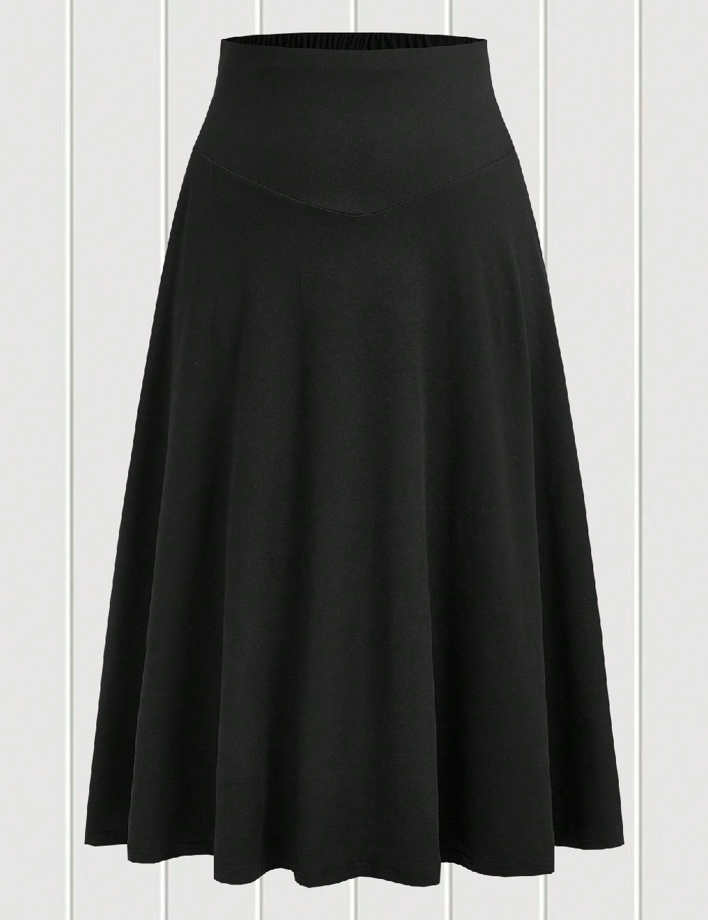 Fusta SHEIN CURVE, negru