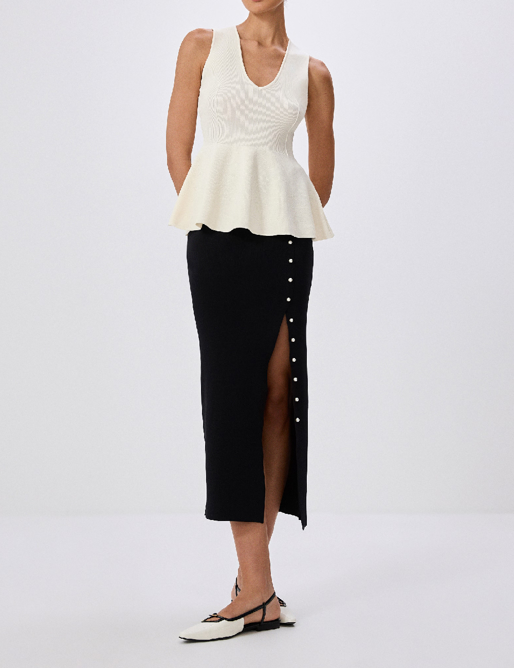 Bluza Reserved, ecru - 1 | YEO