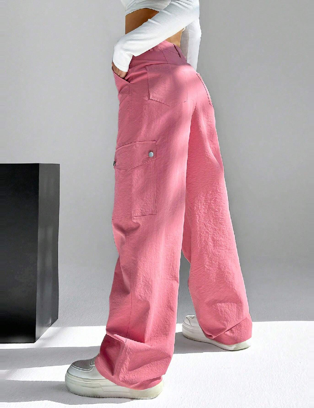 Pantaloni SHEIN, roz - 1 | YEO