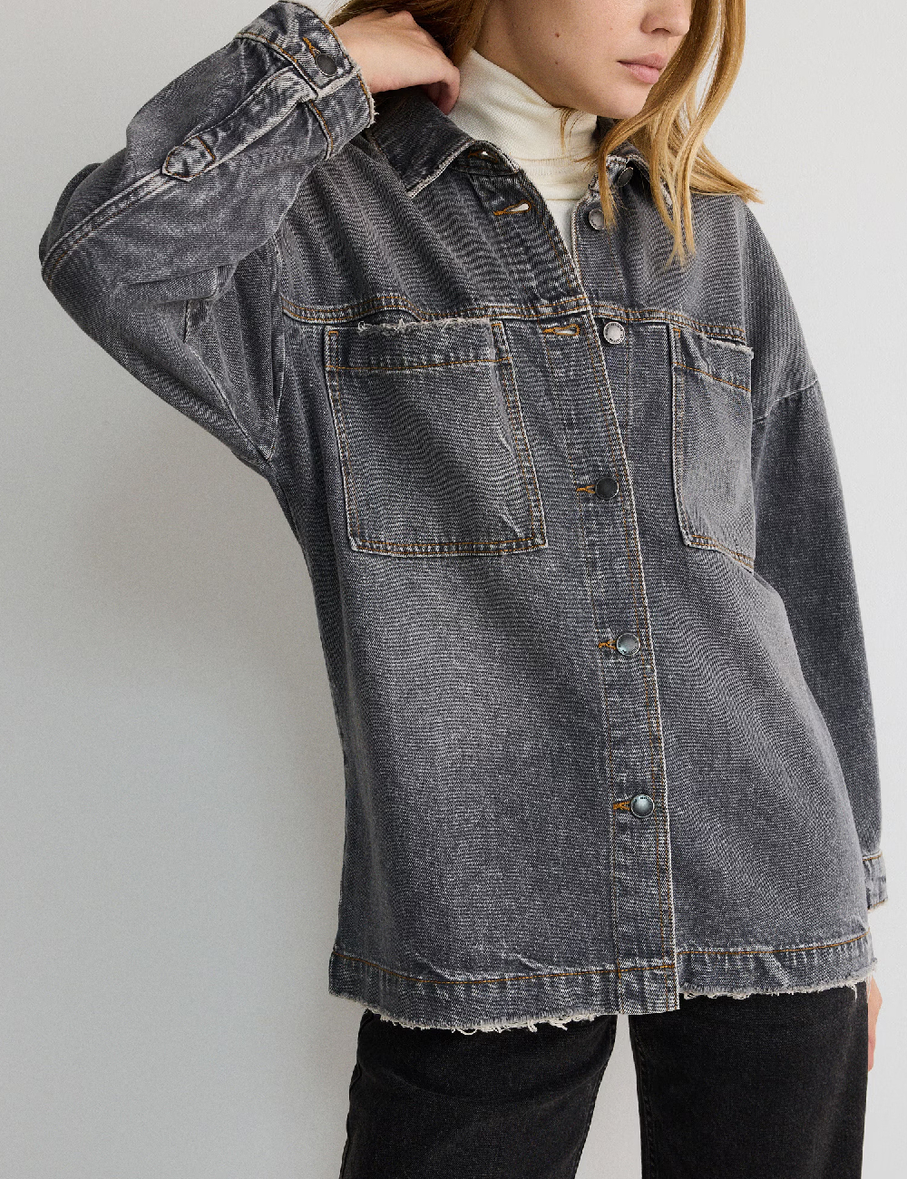 Jacheta Oversize Reserved, gri
