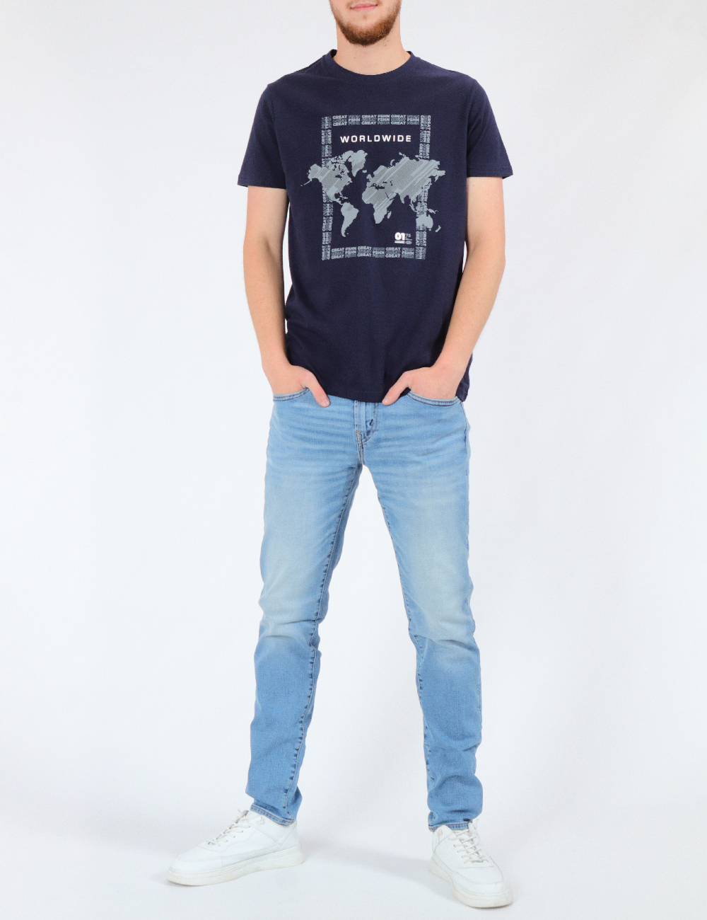 Tricou Milano Bulls, bleumarin