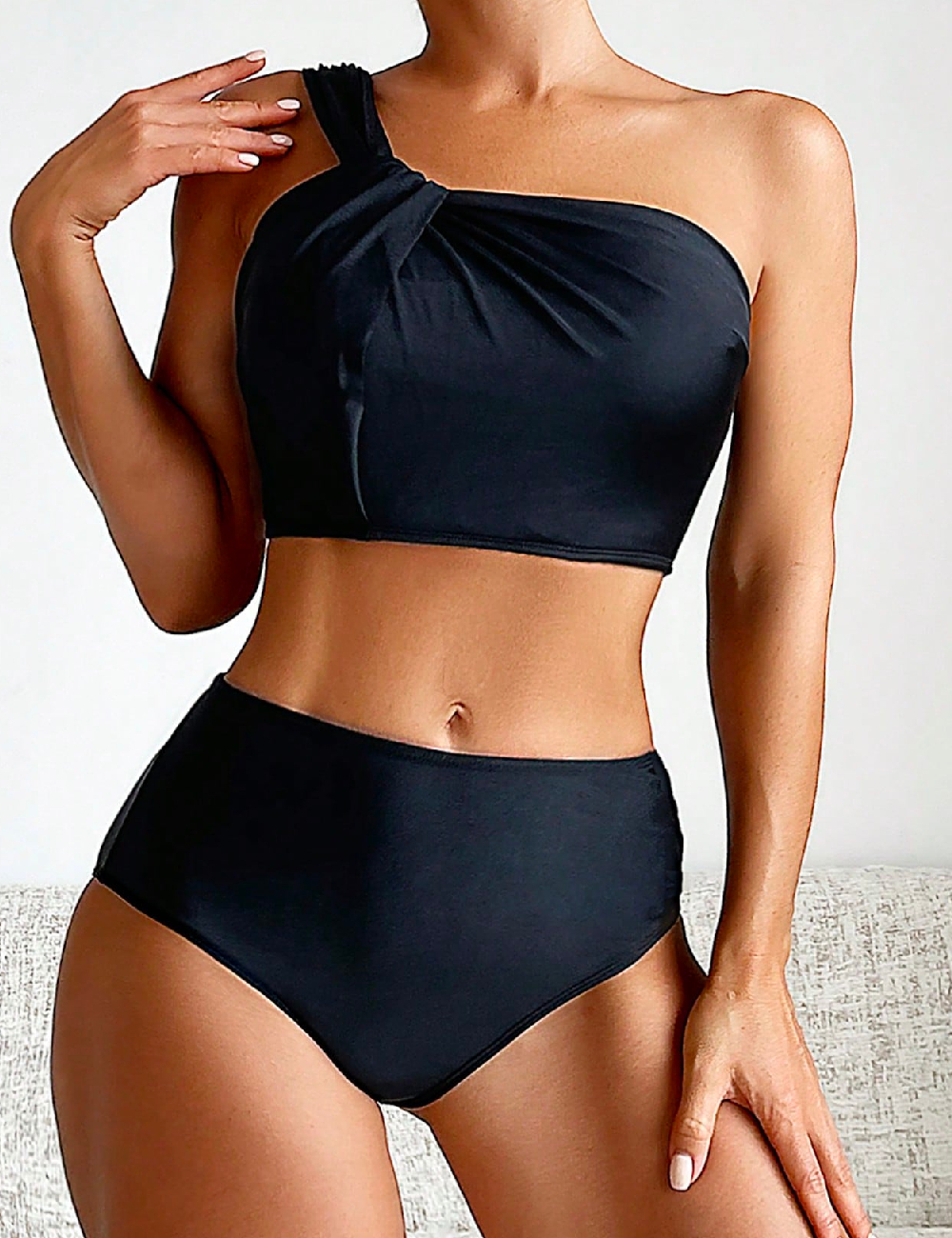 Costum de baie SHEIN, negru
