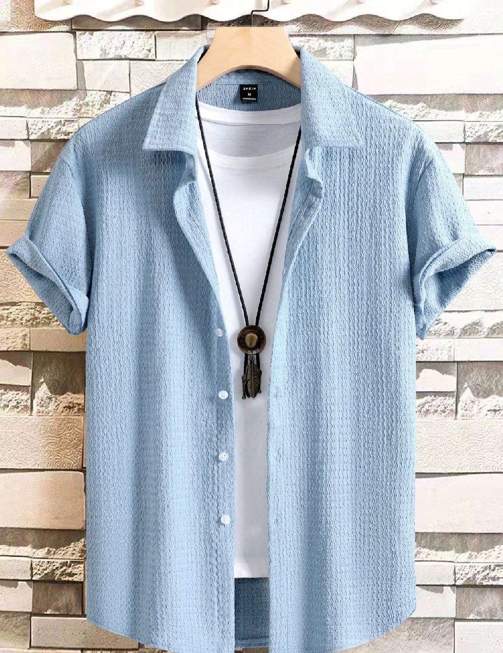 Camasa SHEIN, albastru