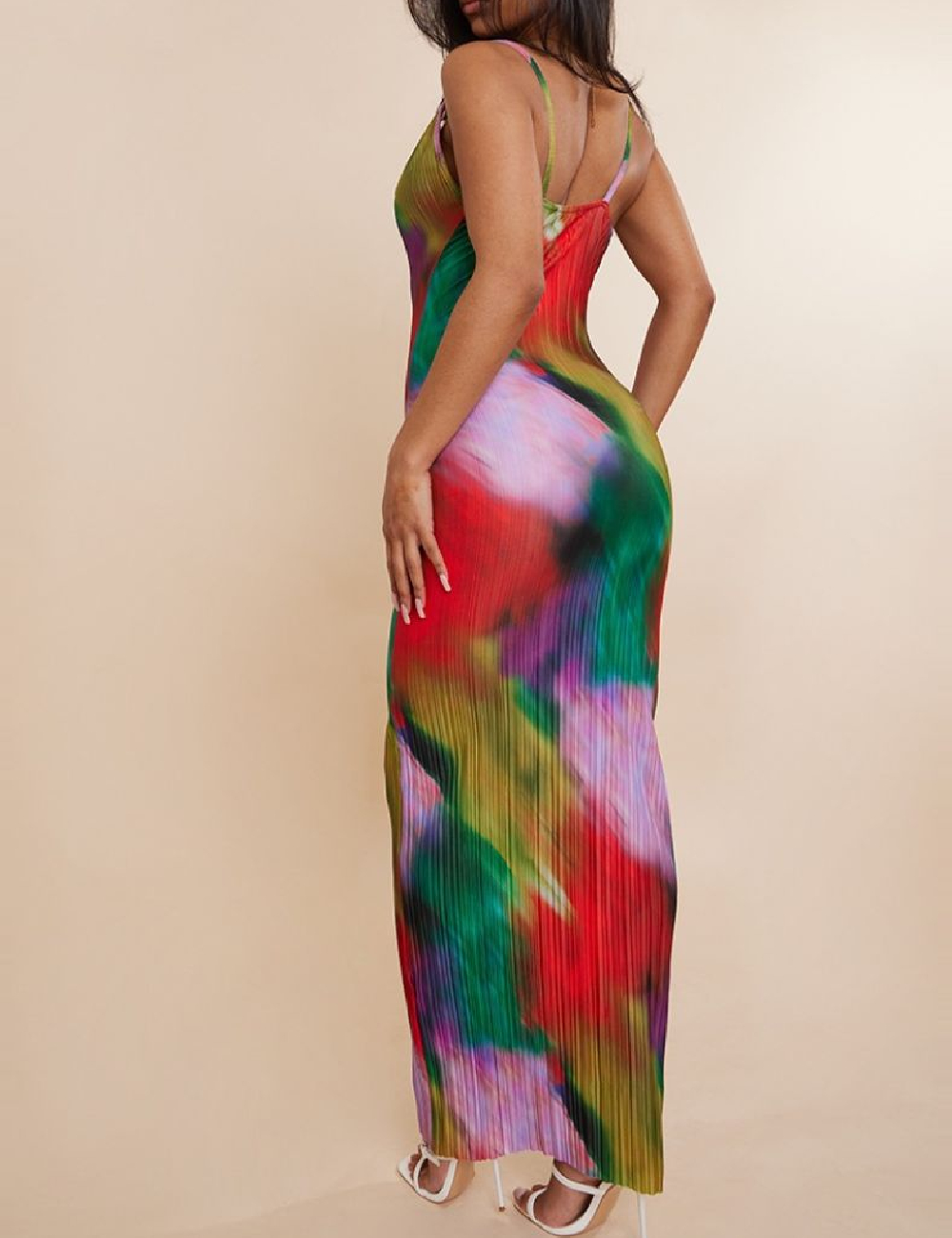 Rochie lunga PRETTYLITTLETHING, mix culori - 1 | YEO