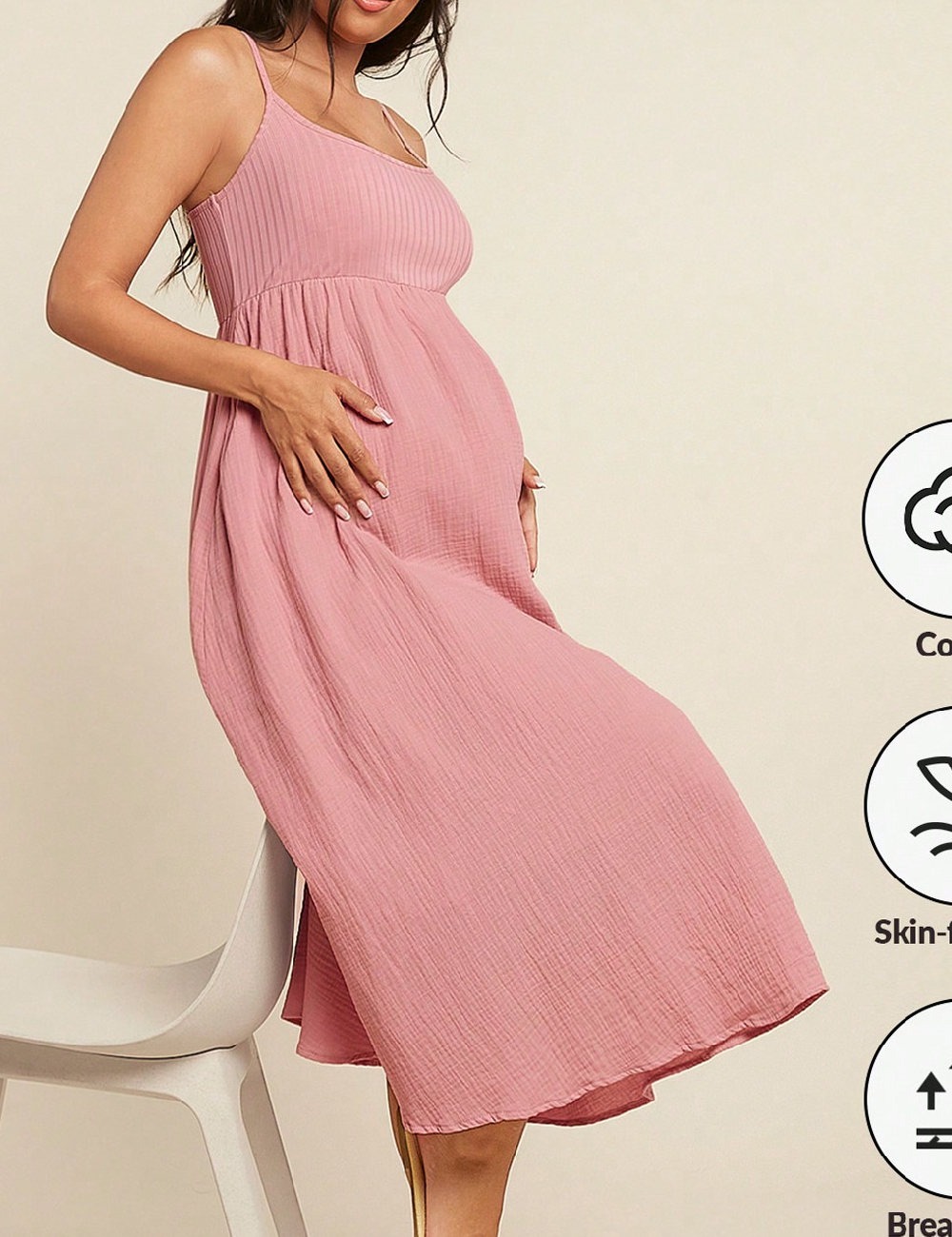 Rochie medie SHEIN Maternity, roz