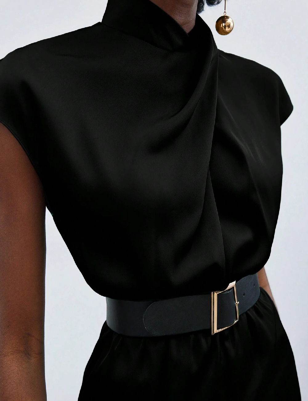 Salopeta SHEIN, negru - 1 | YEO