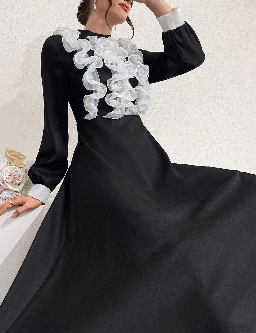 Rochie medie SHEIN, negru - 1 | YEO