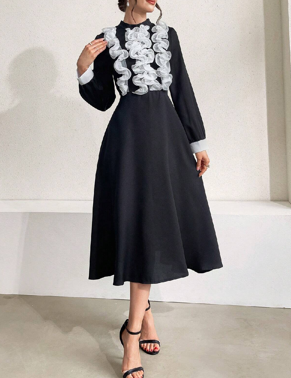 Rochie medie SHEIN, negru