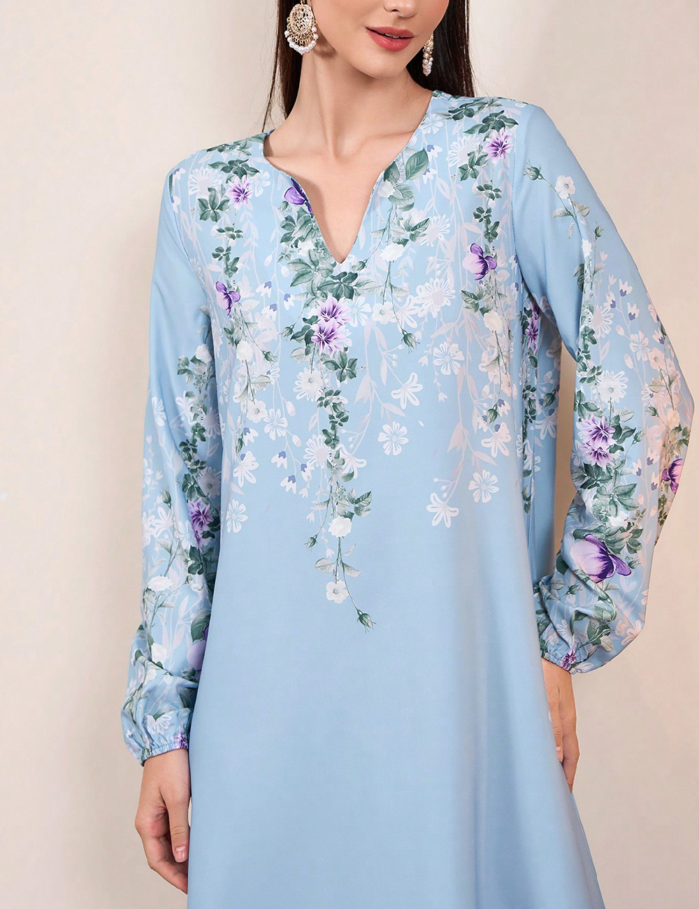 Rochie lunga SHEIN, albastru - 1 | YEO