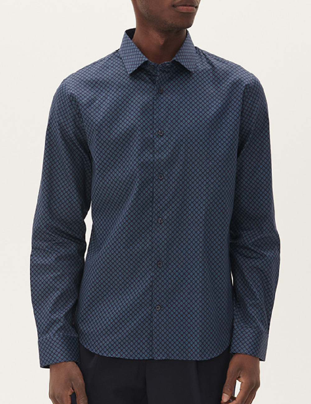 Camasa Matinique, bleumarin