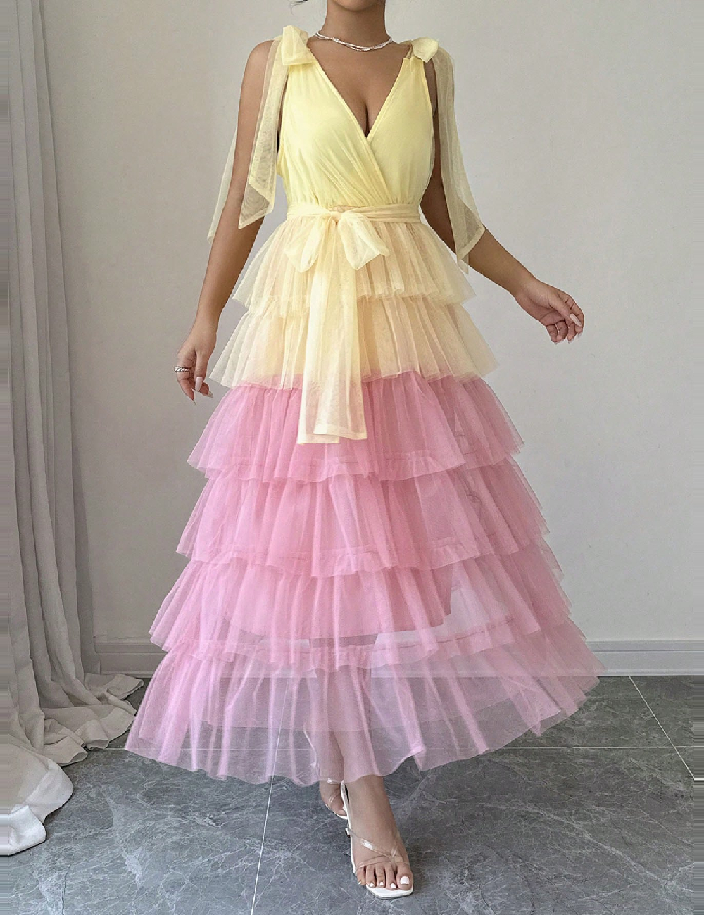 Rochie lunga SHEIN, mix culori