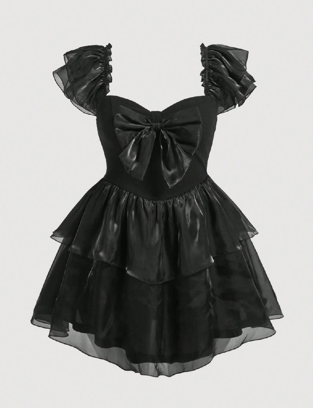Rochie scurta SHEIN CURVE, negru