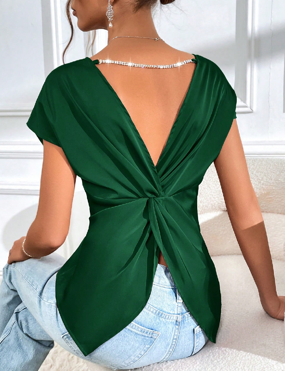 Bluza SHEIN, verde - 1 | YEO