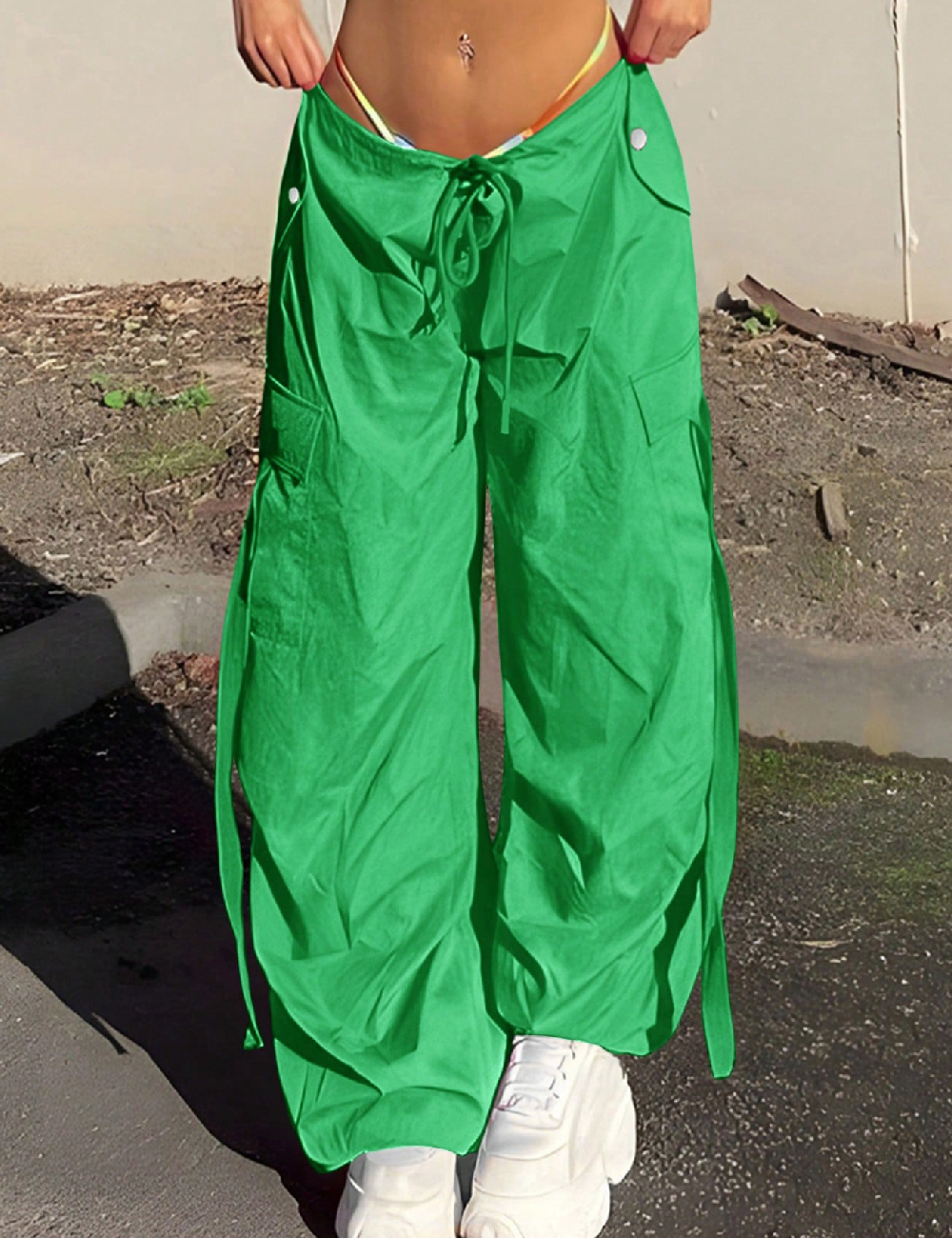 Pantaloni SHEIN, verde