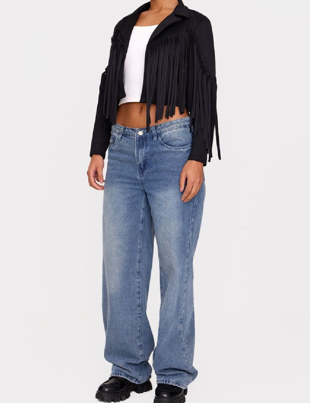 Jacheta PrettyLittleThing, negru - 1 | YEO