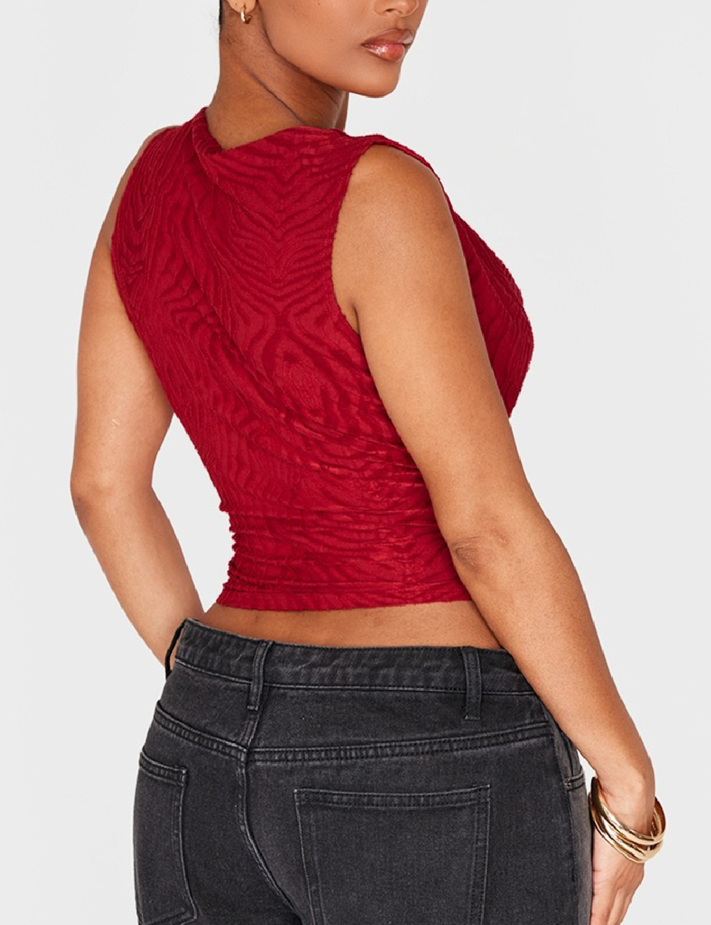 Top PrettyLittleThing, grena - 1 | YEO