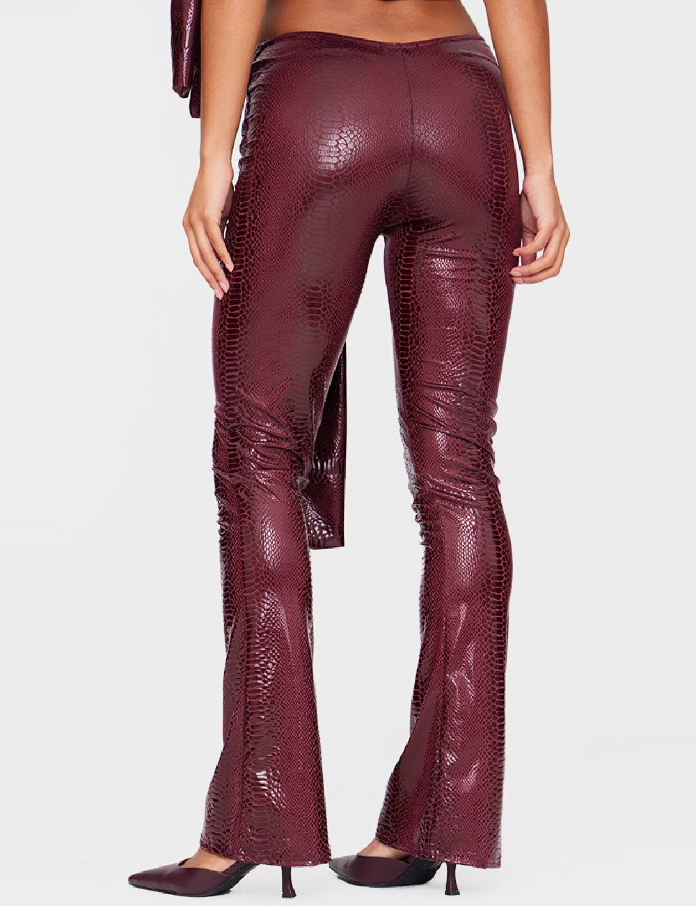 Pantaloni PRETTYLITTLETHING, visiniu - 1 | YEO