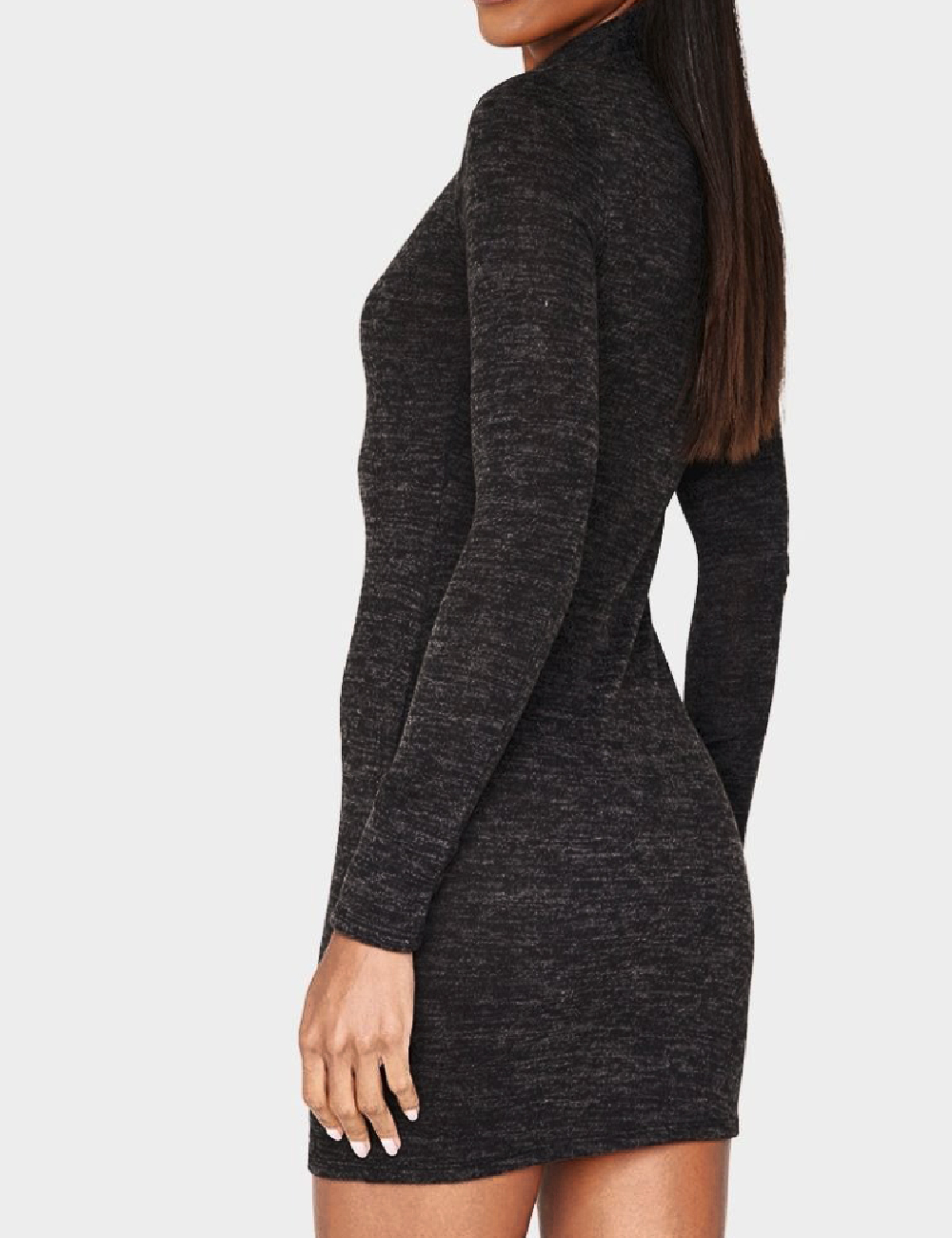 Rochie scurta PRETTYLITTLETHING, negru - 1 | YEO