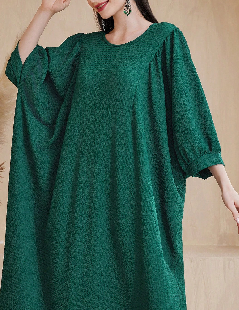 Rochie lunga SHEIN, verde - 1 | YEO