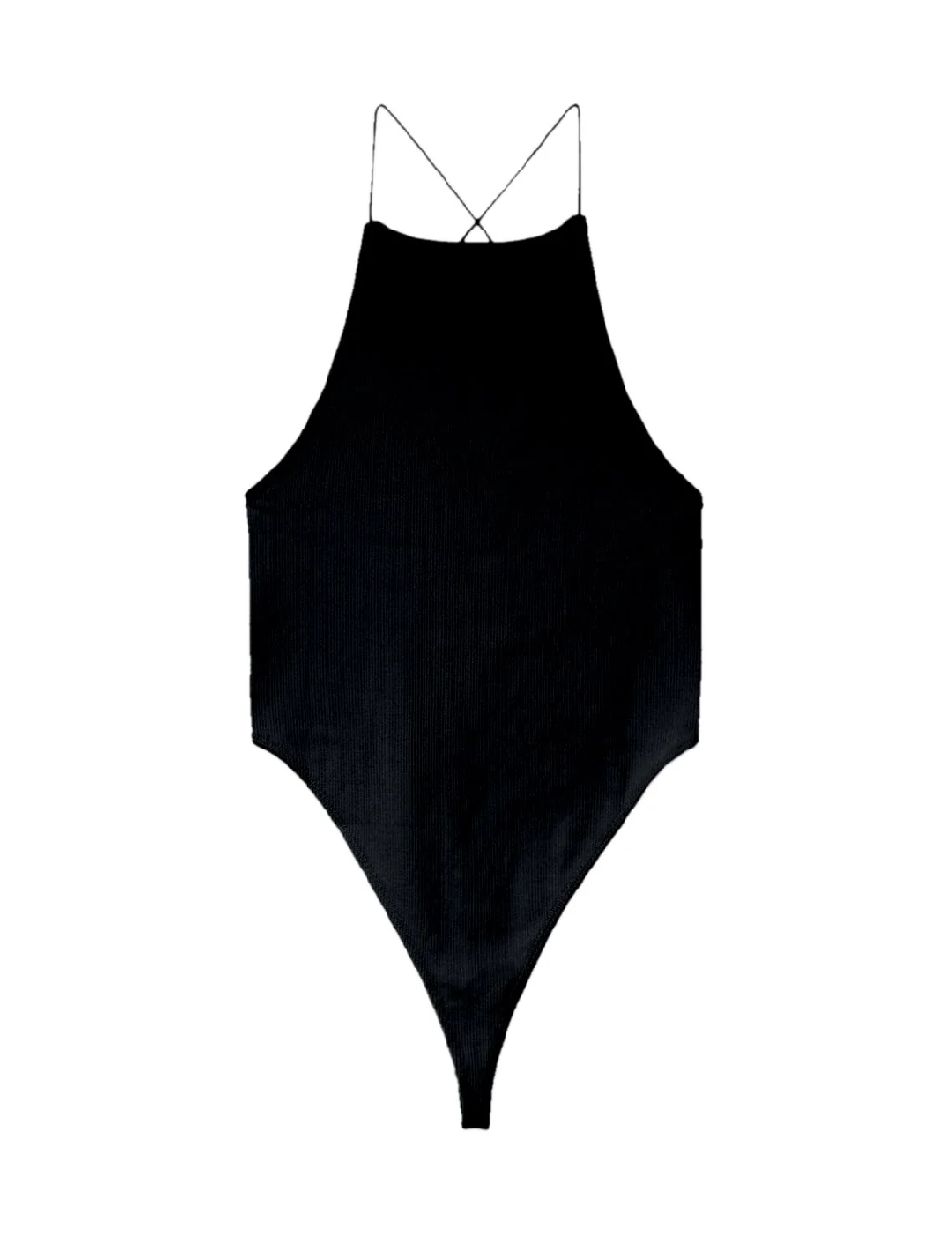 Body Stradivarius, negru - 1 | YEO