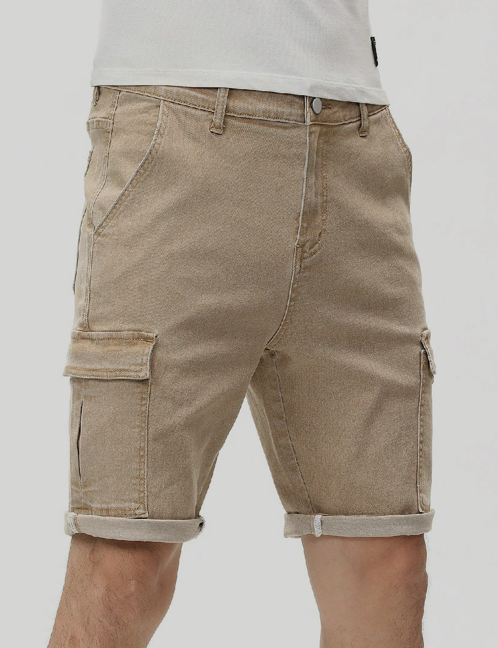 Pantaloni scurti SHEIN, maro