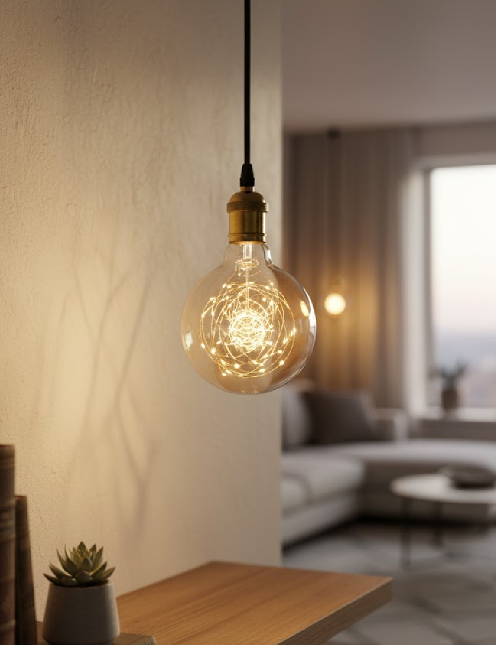 Bec LED Eurodomest, galben