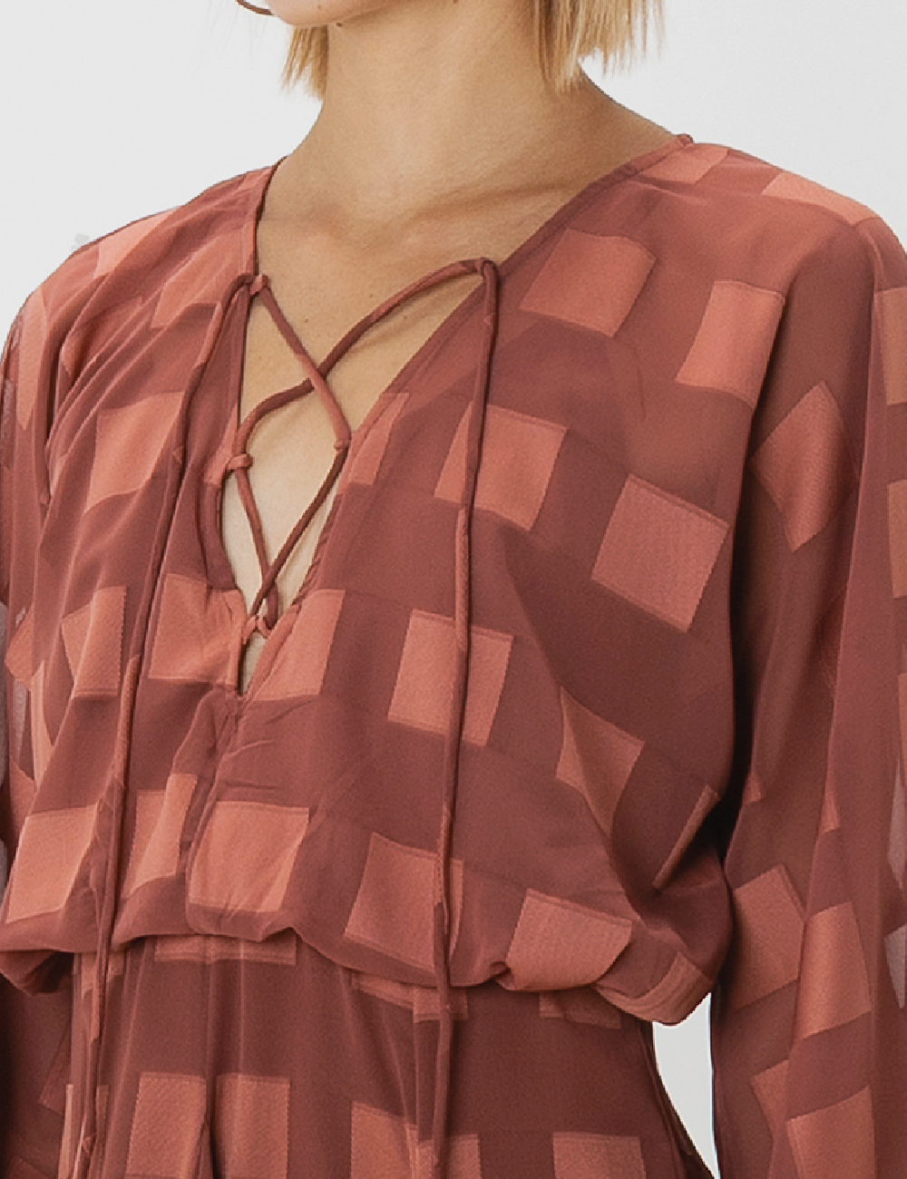 Rochie scurta ASOS, maro - 1 | YEO