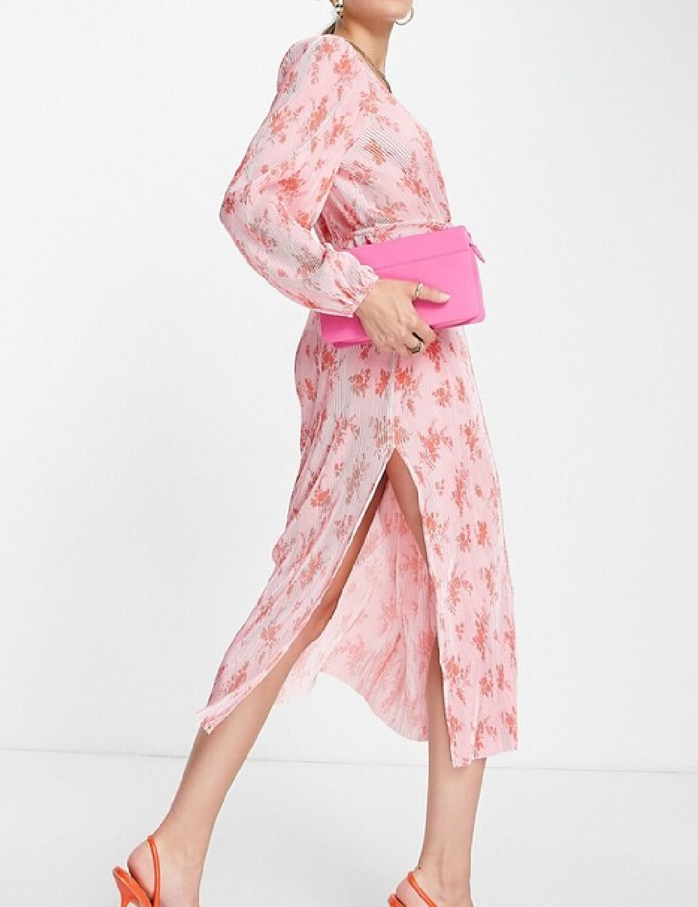 Rochie lunga ASOS, roz - 1 | YEO