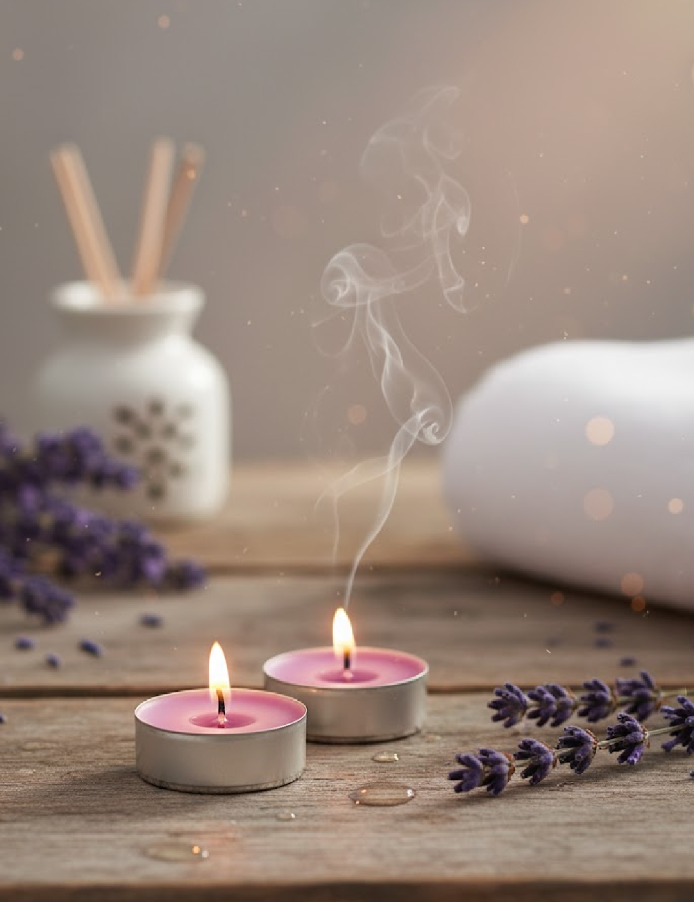 Set lumanari parfumate 6 bucati Bolsius, mov