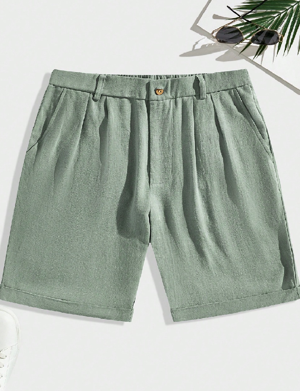 Pantaloni scurti SHEIN, verde