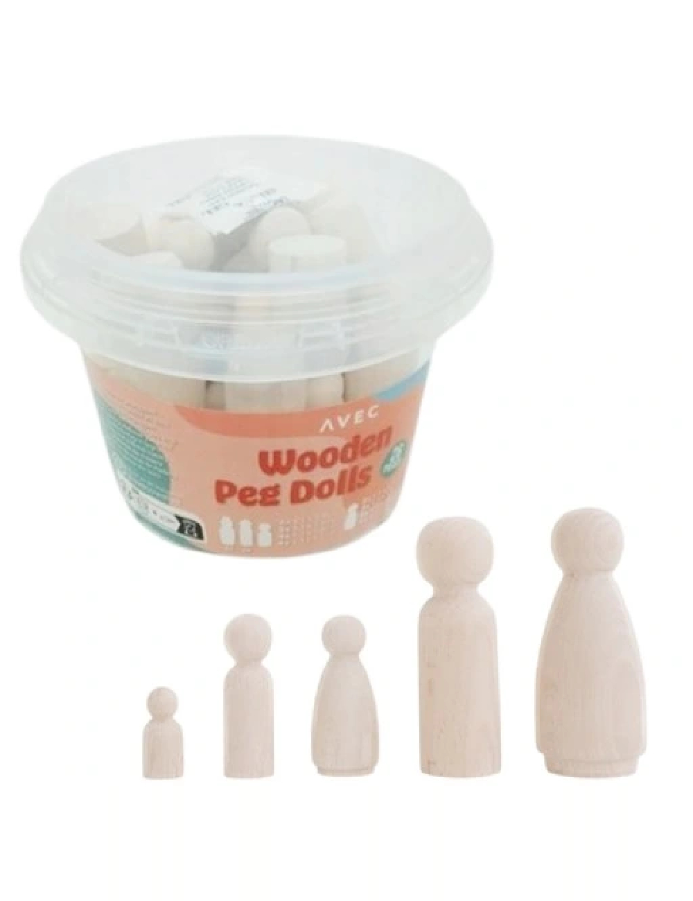 Set figurine AVEC, crem