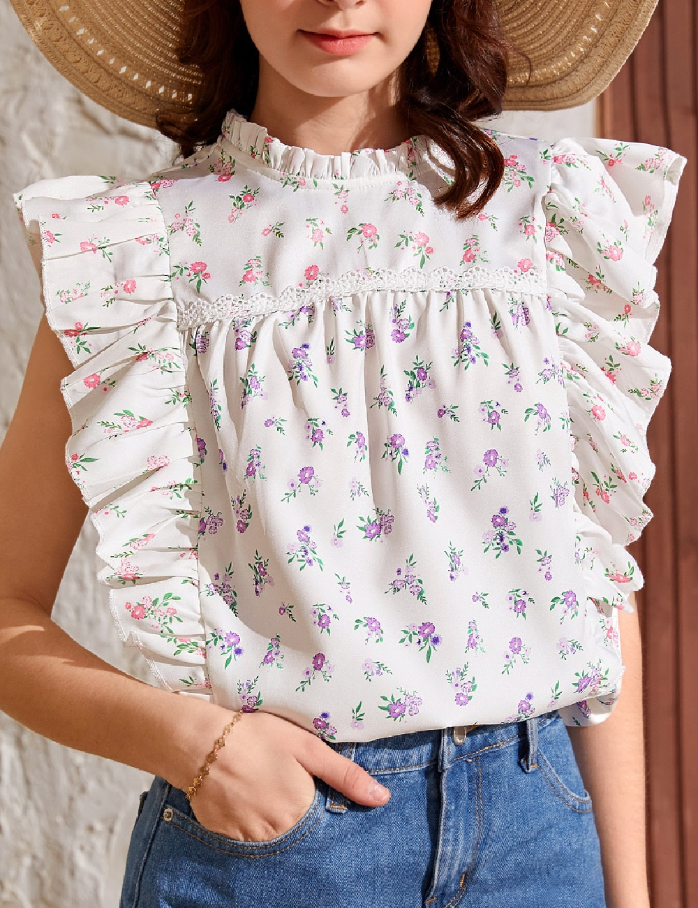 Bluza Shein Kids, floral