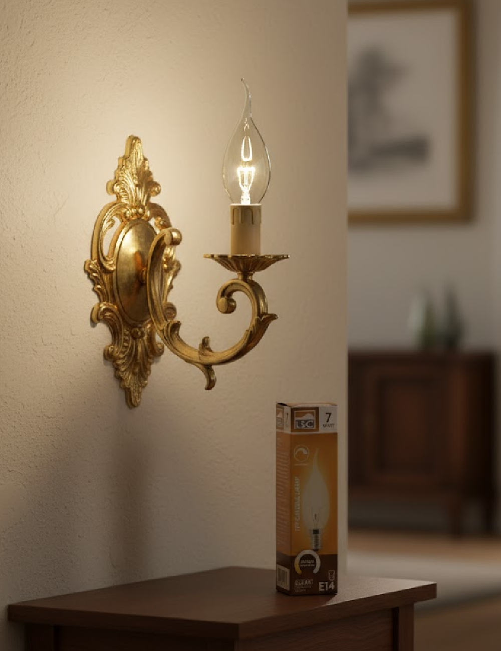 Bec lumanare LSC, transparent